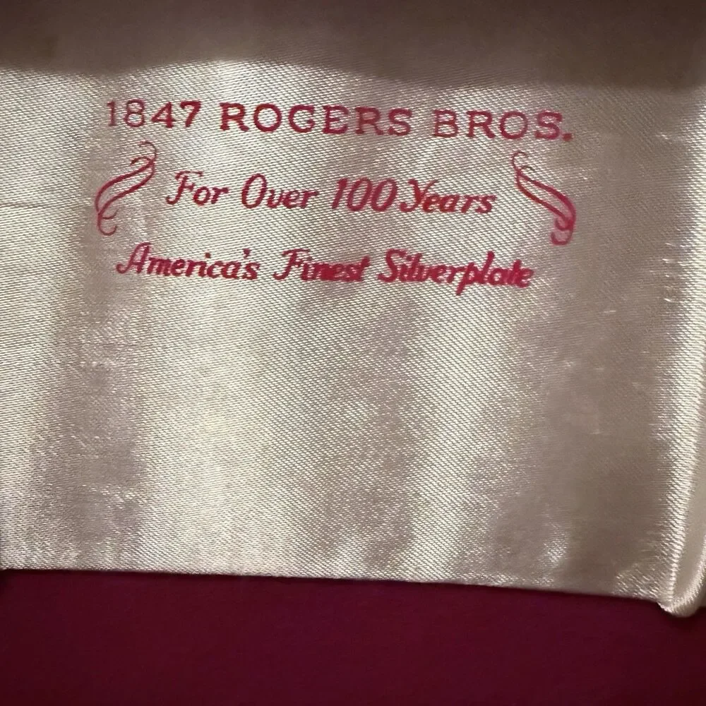 Set Of 5 Wm A Rogers MPG. CO Original Silver Plate Spoons, Forks And Knife